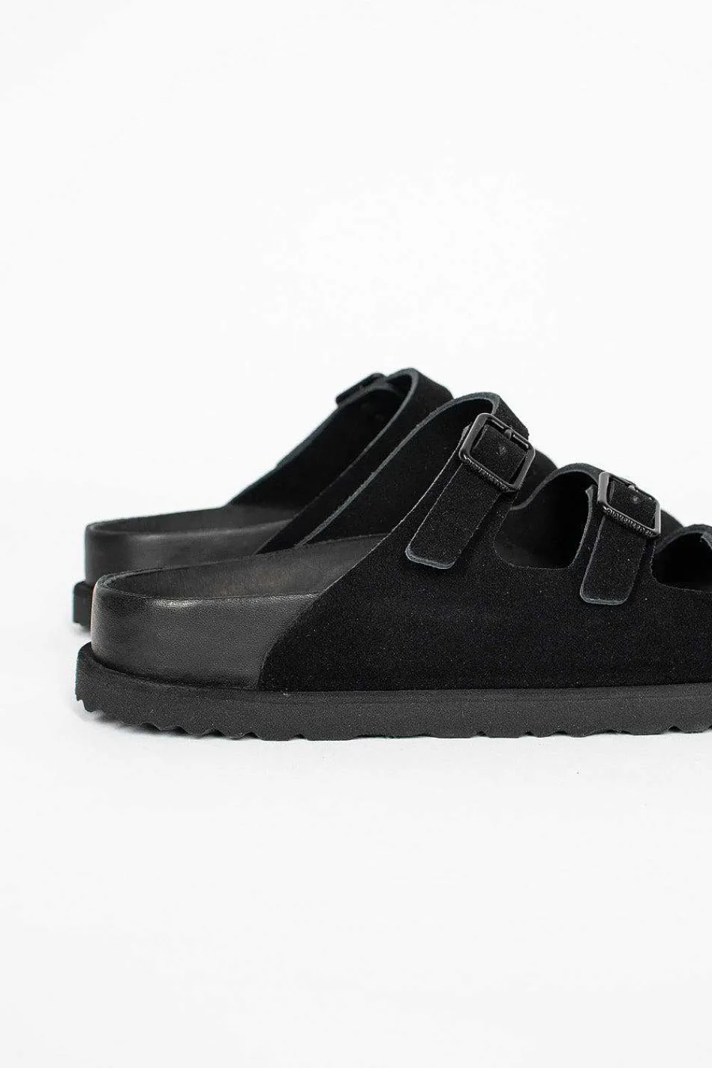 Birkenstock Florida Suede Sandal Black| Shoes