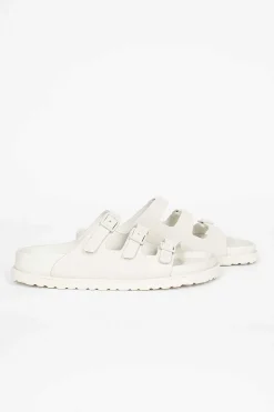 Birkenstock Florida Suede Sandal Bone| Shoes