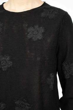 Comme Des Garçons Comme Des Garçons Flower Knit Black| Knitwear
