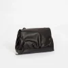 Dries Van Noten Folded Leather Mini Bag Black| Bags