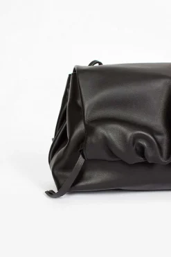 Dries Van Noten Folded Leather Mini Bag Black| Bags