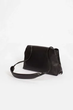 Dries Van Noten Folded Leather Mini Bag Black| Bags