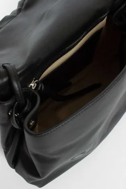 Dries Van Noten Folded Leather Mini Bag Black| Bags
