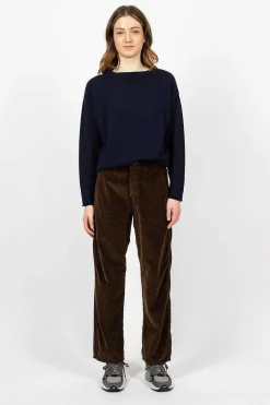Orslow French Work Pant Dark Brown Corduroy| Trousers