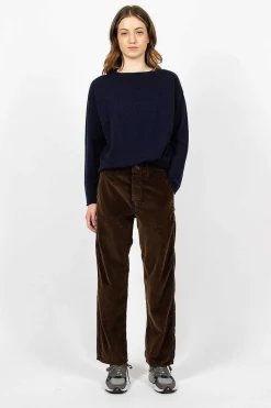 Orslow French Work Pant Dark Brown Corduroy| Trousers