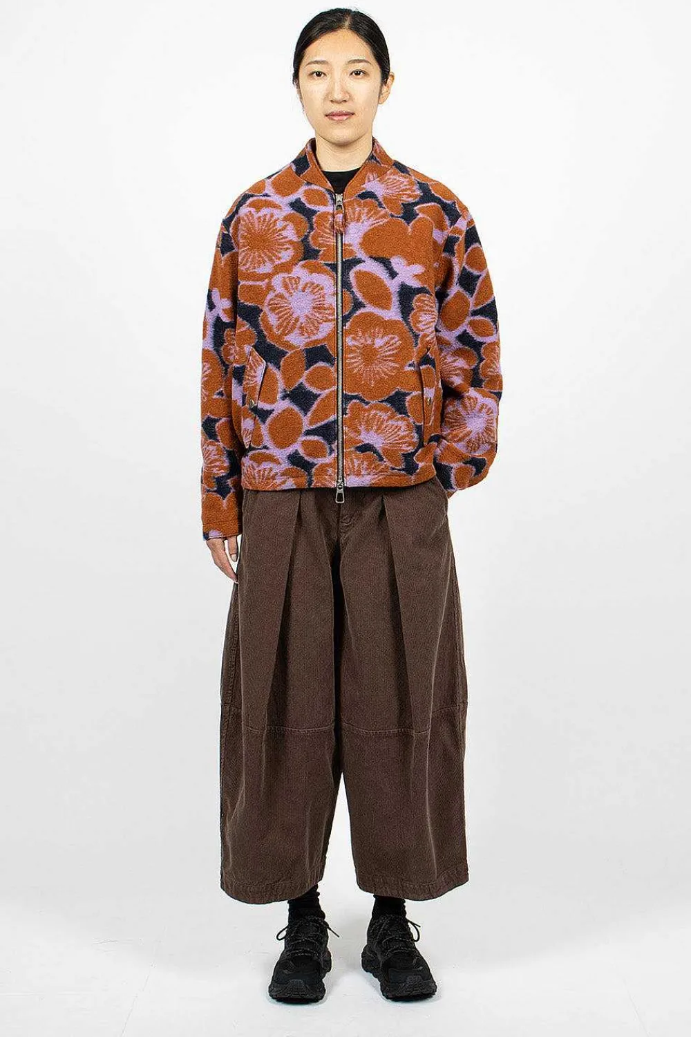 YMC Gabby Jacket Floral Navy| Outerwear