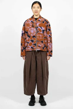 YMC Gabby Jacket Floral Navy| Outerwear