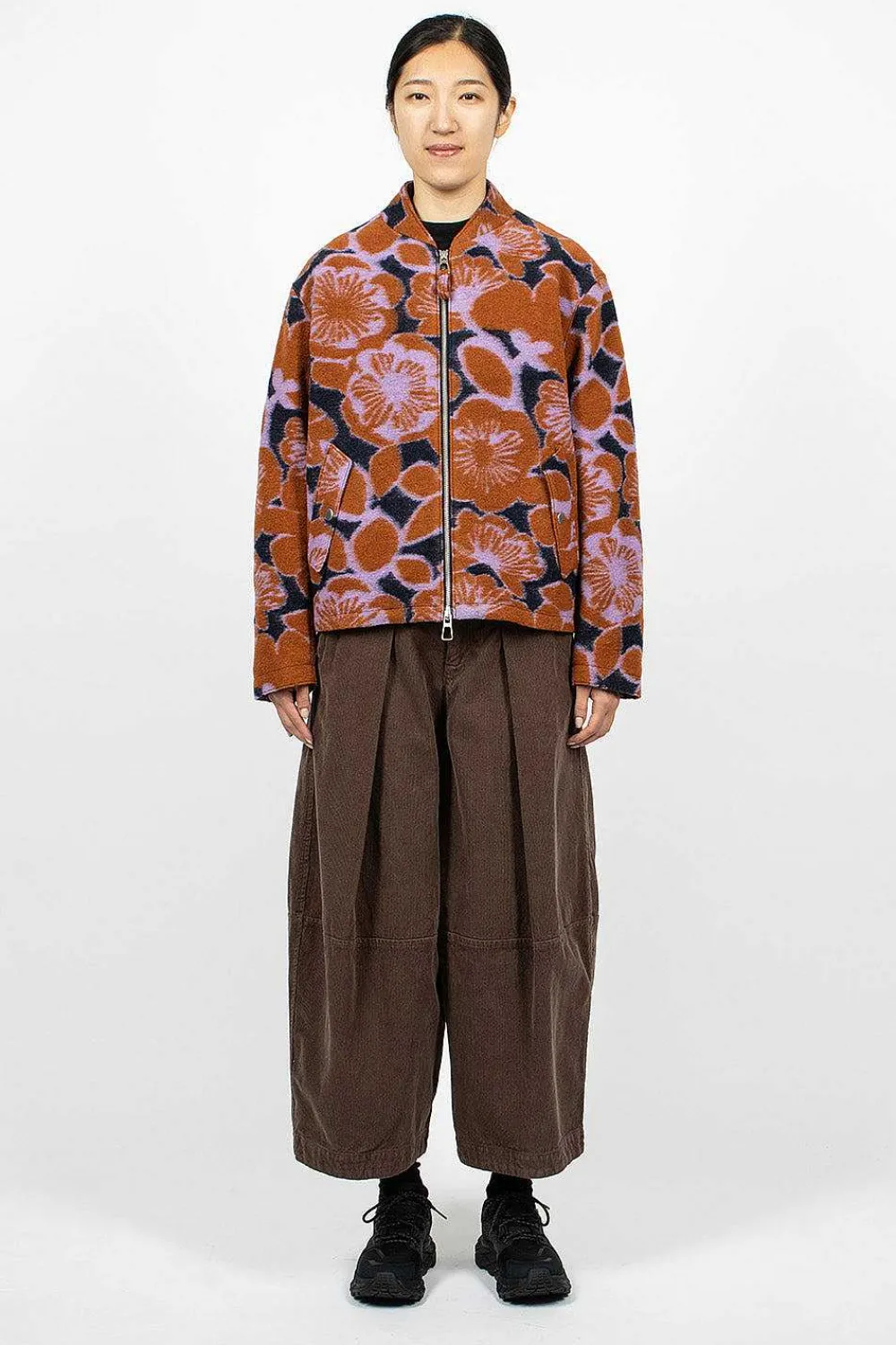 YMC Gabby Jacket Floral Navy| Outerwear
