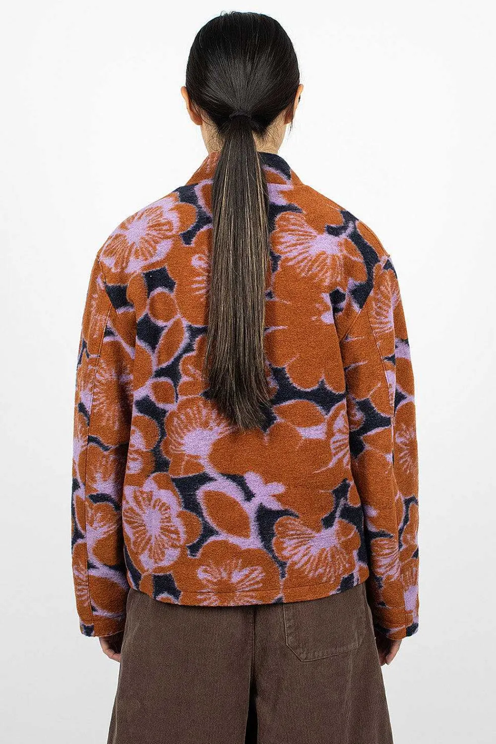 YMC Gabby Jacket Floral Navy| Outerwear