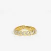 Maria Rudman Gold Embroidered B Bracelet 6| Bracelets