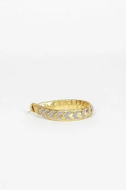 Maria Rudman Gold Embroidered B Bracelet 6| Bracelets