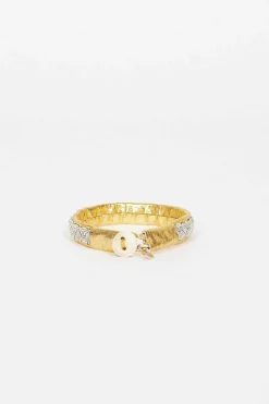 Maria Rudman Gold Hide A Bracelet 7| Bracelets