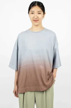 Dries Van Noten Gradient T-Shirt Light Blue| Tops