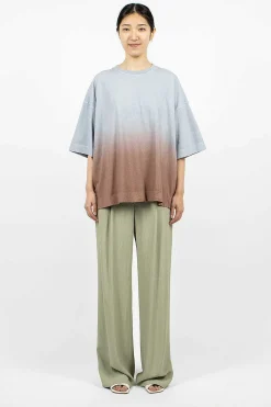 Dries Van Noten Gradient T-Shirt Light Blue| Tops