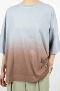 Dries Van Noten Gradient T-Shirt Light Blue| Tops