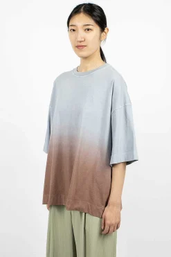 Dries Van Noten Gradient T-Shirt Light Blue| Tops