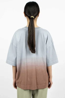 Dries Van Noten Gradient T-Shirt Light Blue| Tops
