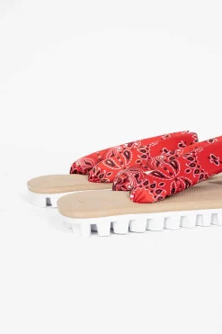Suicoke Gta Pt05 Slip On Red/Beige| Shoes