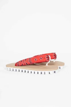 Suicoke Gta Pt05 Slip On Red/Beige| Bandanas