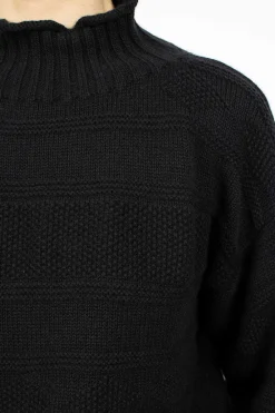 Margaret Howell Guernsey Jumper Black| Tops