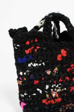 Daniela Gregis Hand Crochet Acustica Bag Black| Bags