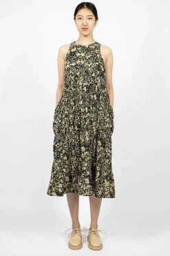 YMC Haven Camo Dress Green| Dresses