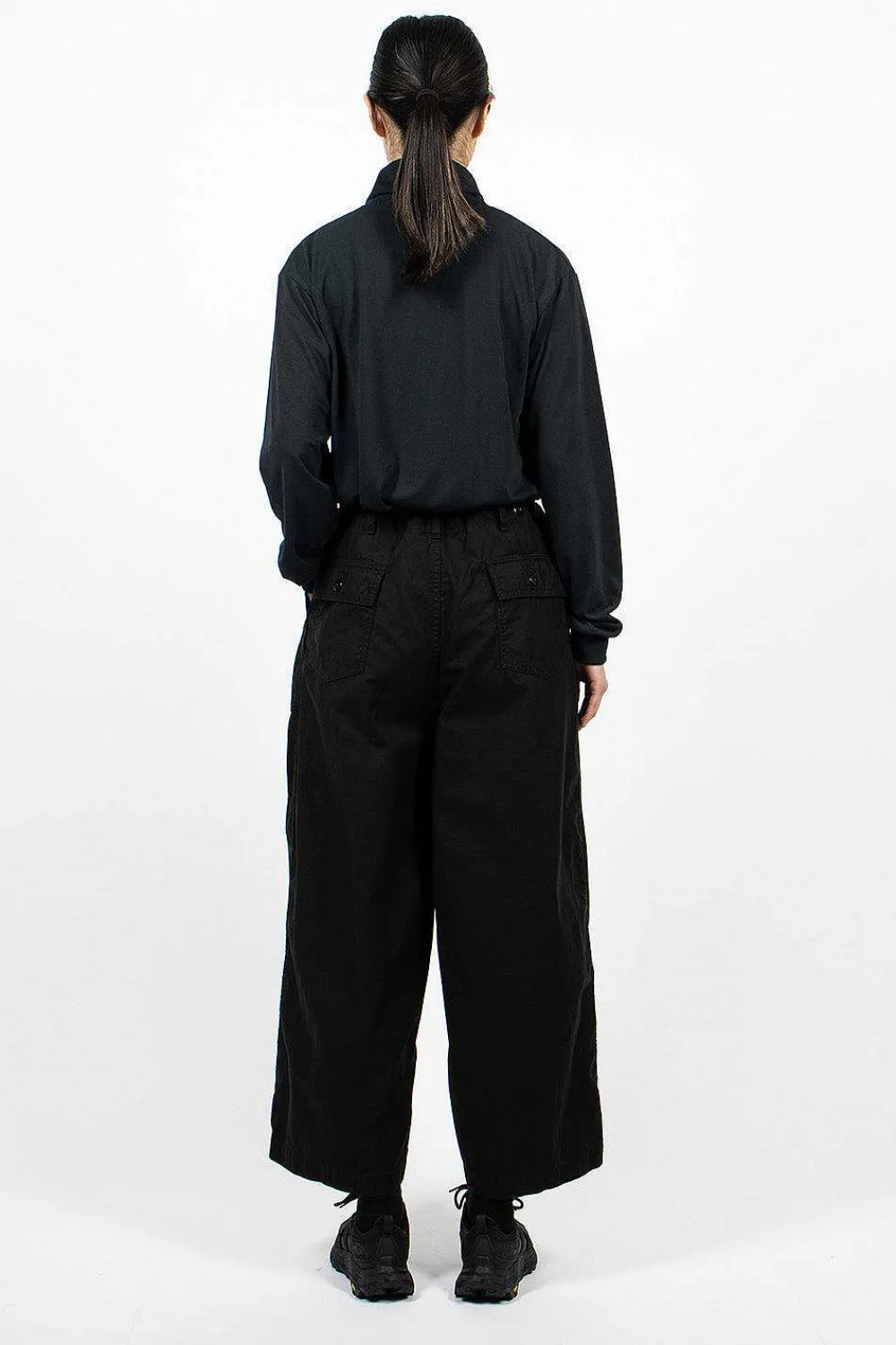Needles H.D. Pant Fatigue Black| Trousers