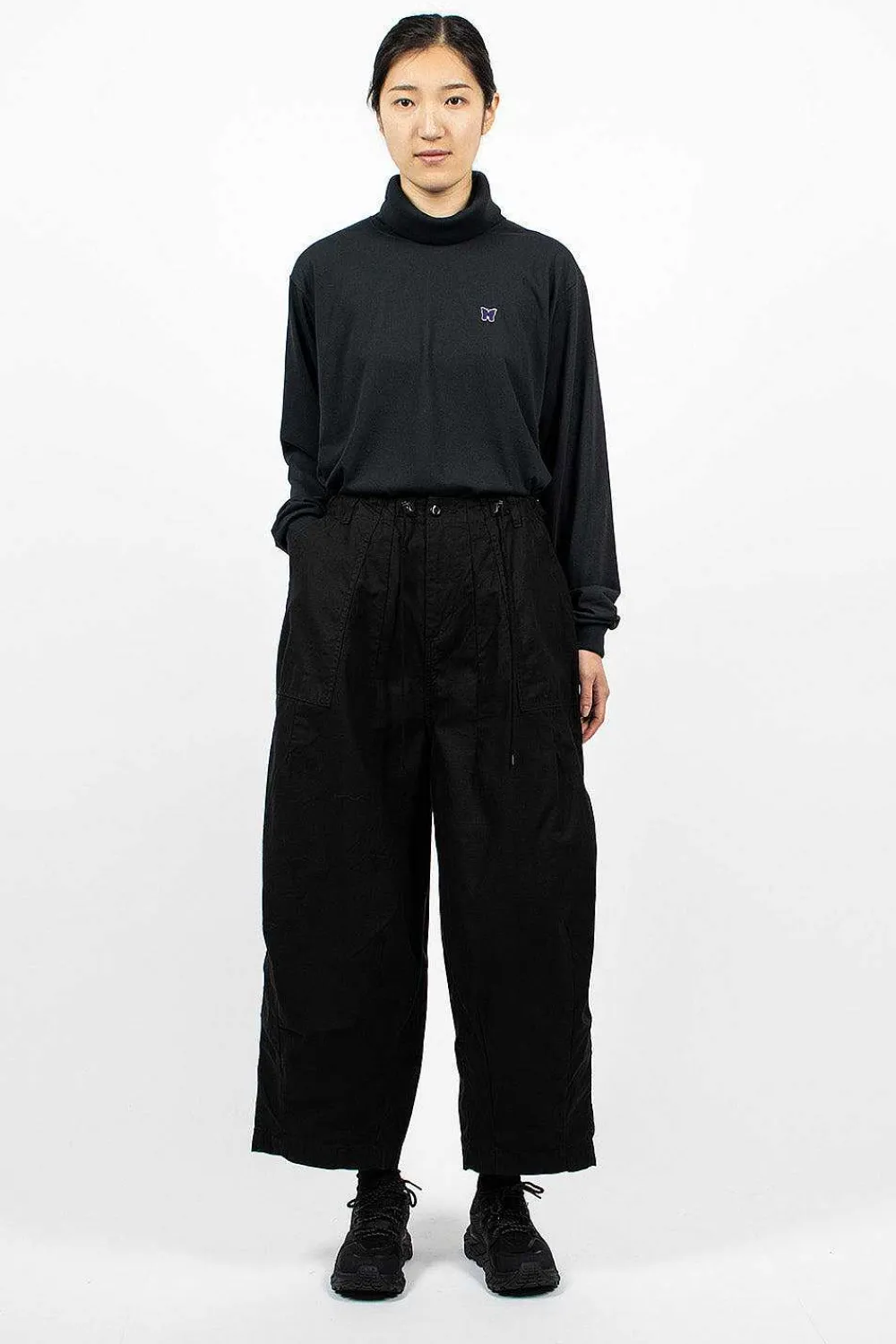 Needles H.D. Pant Fatigue Black| Trousers