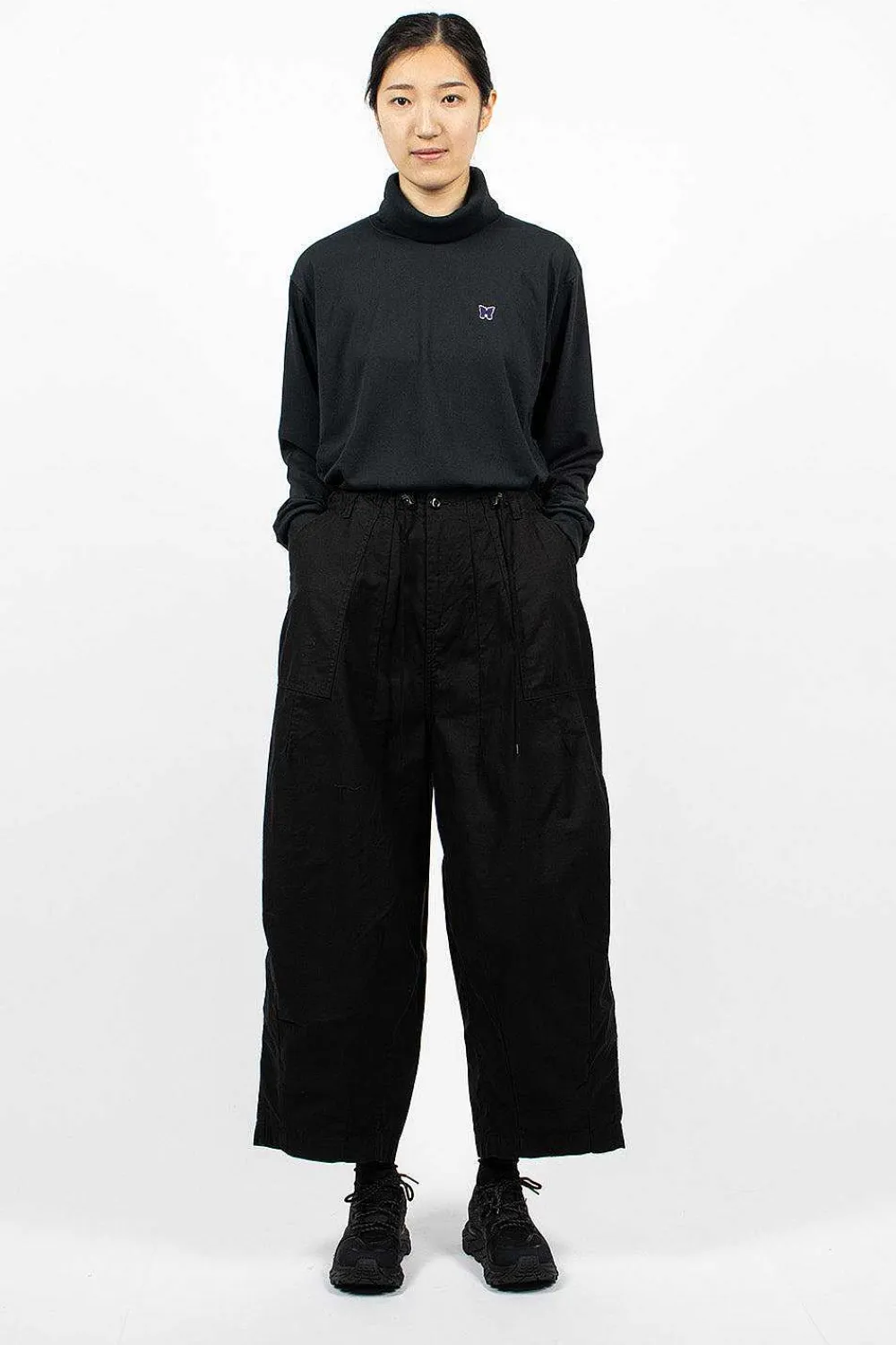 Needles H.D. Pant Fatigue Black| Trousers