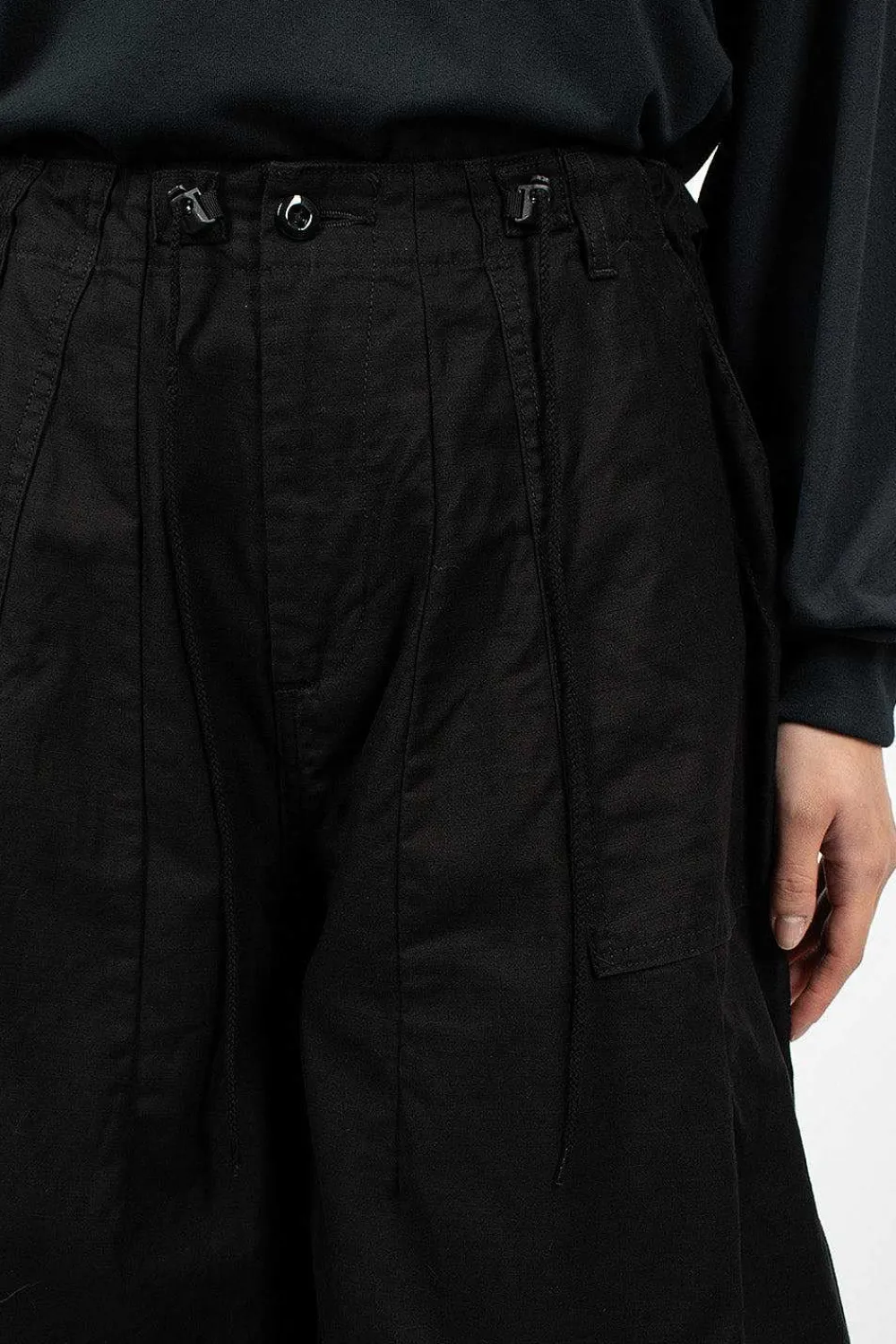 Needles H.D. Pant Fatigue Black| Trousers