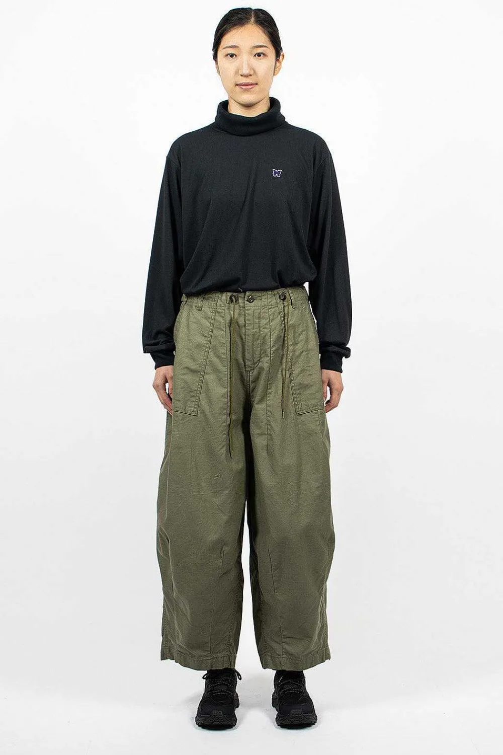 Needles H.D Pant Fatigue Olive| Trousers