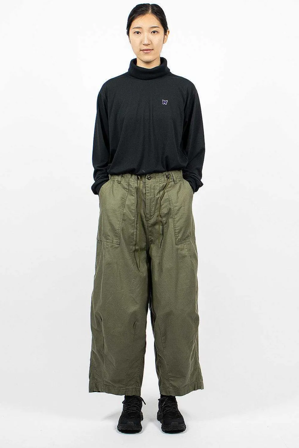 Needles H.D Pant Fatigue Olive| Trousers