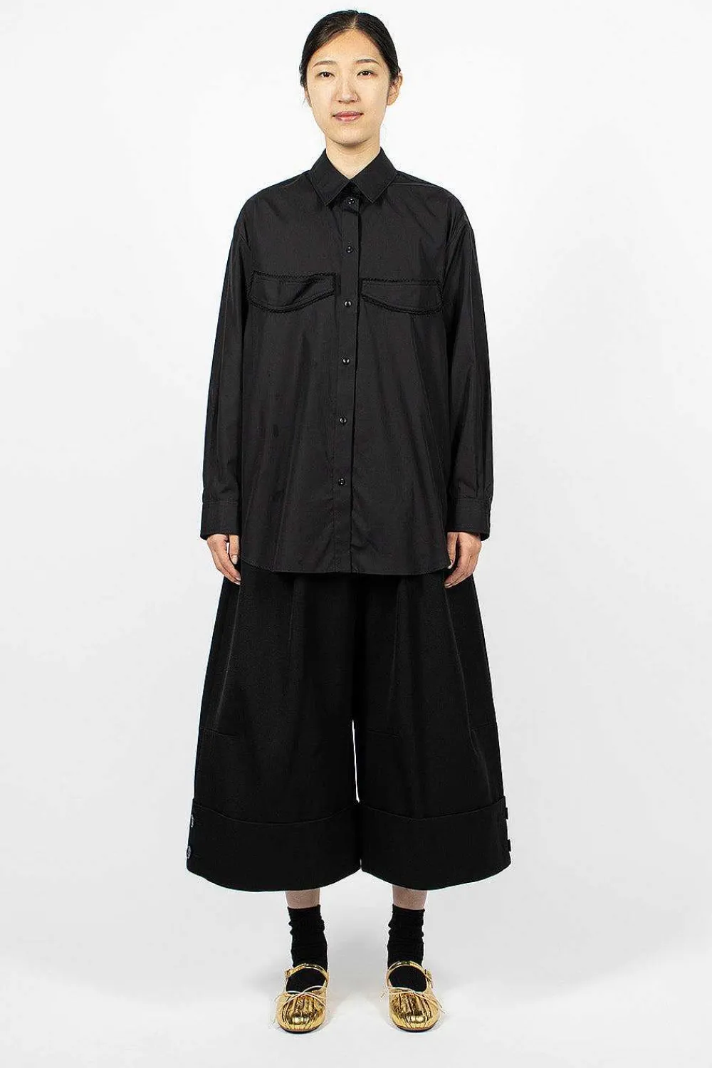Simone Rocha Hem Cuff Wide Trouser| Trousers