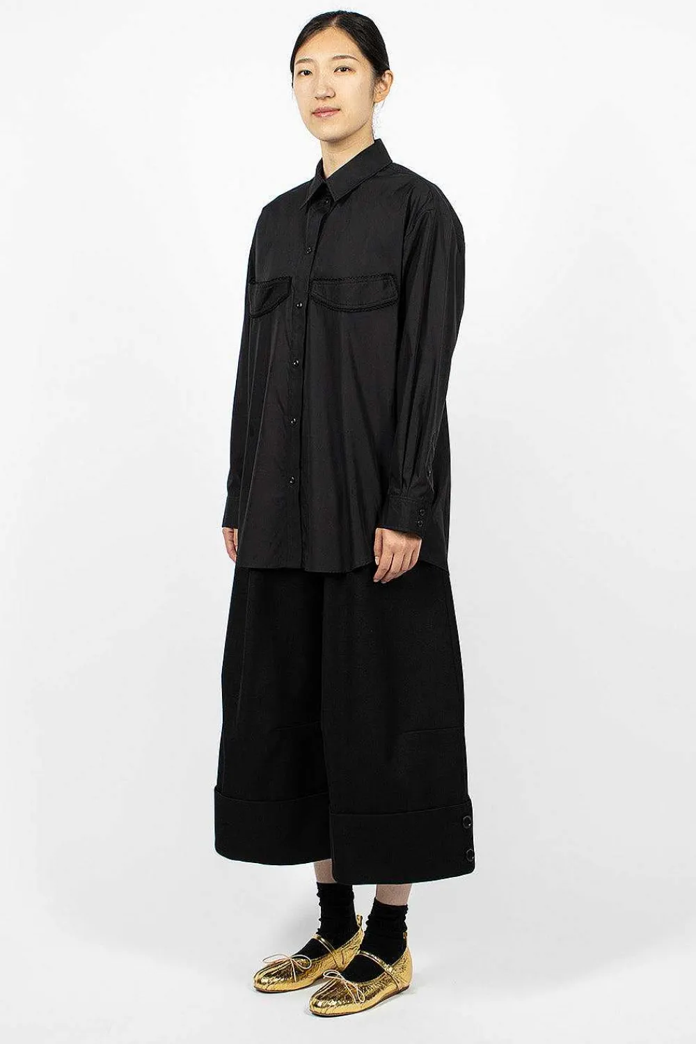 Simone Rocha Hem Cuff Wide Trouser| Trousers