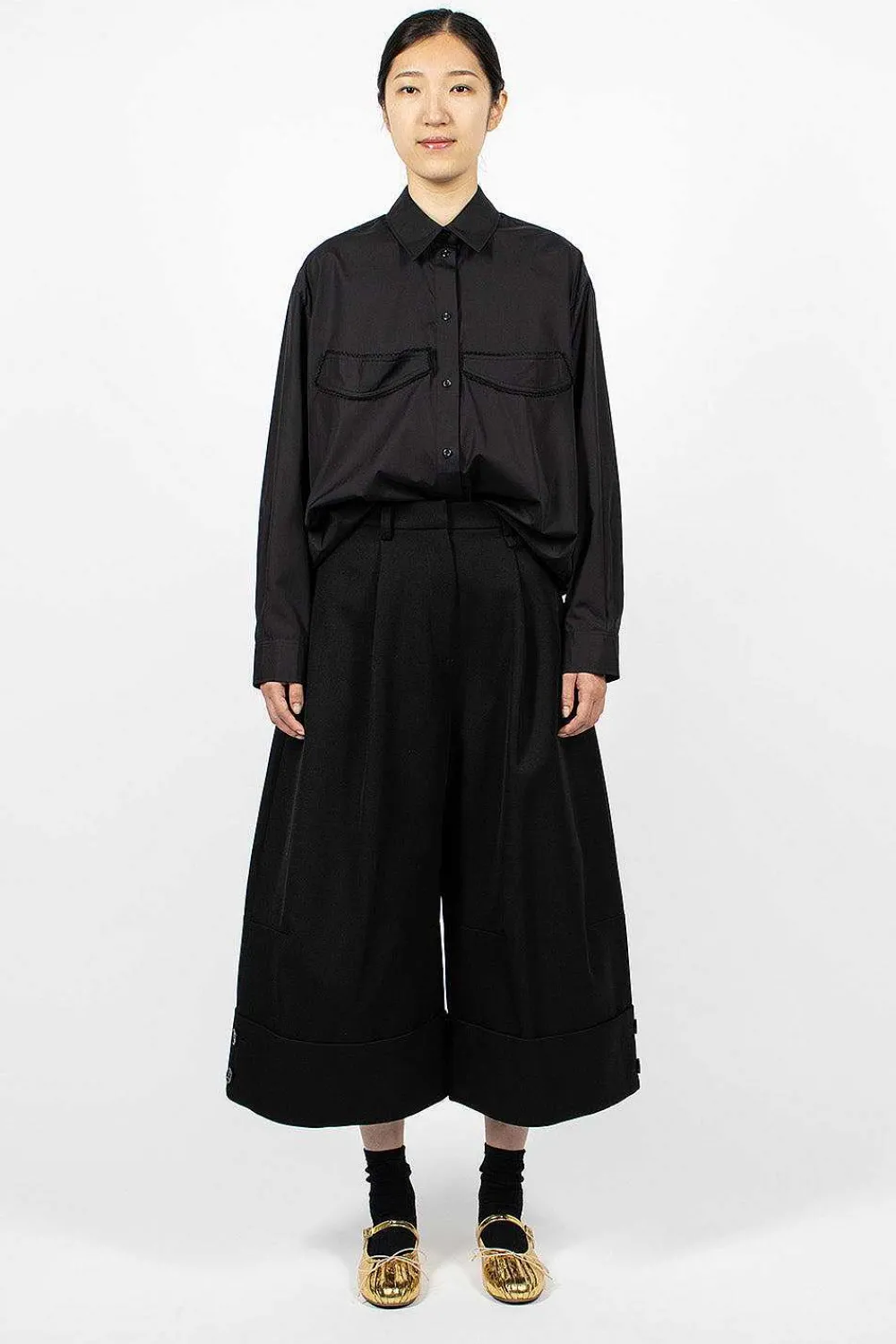 Simone Rocha Hem Cuff Wide Trouser| Trousers