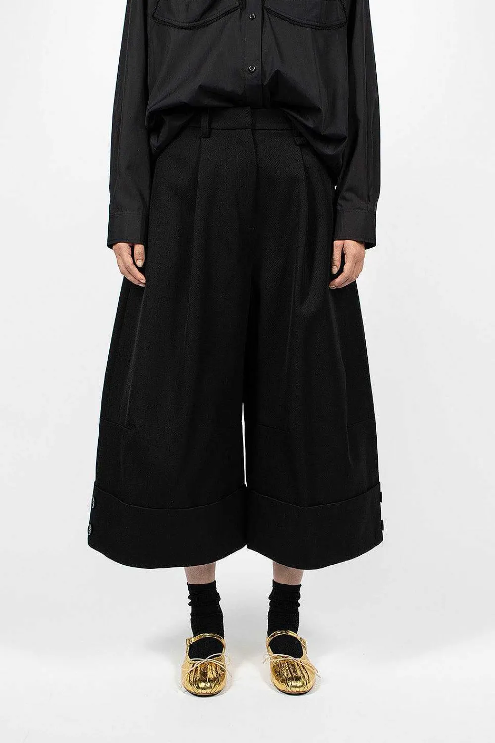 Simone Rocha Hem Cuff Wide Trouser| Trousers
