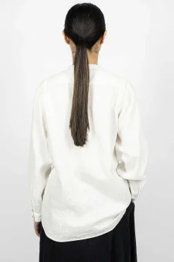 Kapital Herringbone Penny Shirt White| Shirts