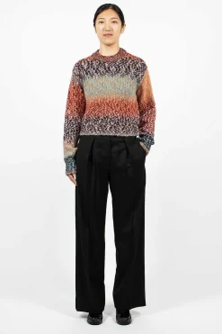 Acne Studios Herringbone Relaxed Trouser Black| Trousers
