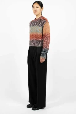 Acne Studios Herringbone Relaxed Trouser Black| Trousers