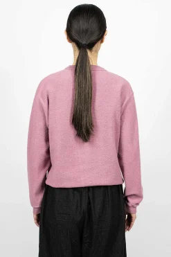 Sunray Hina Crew Neck Sweatshirt Dusky Orchid| Tops
