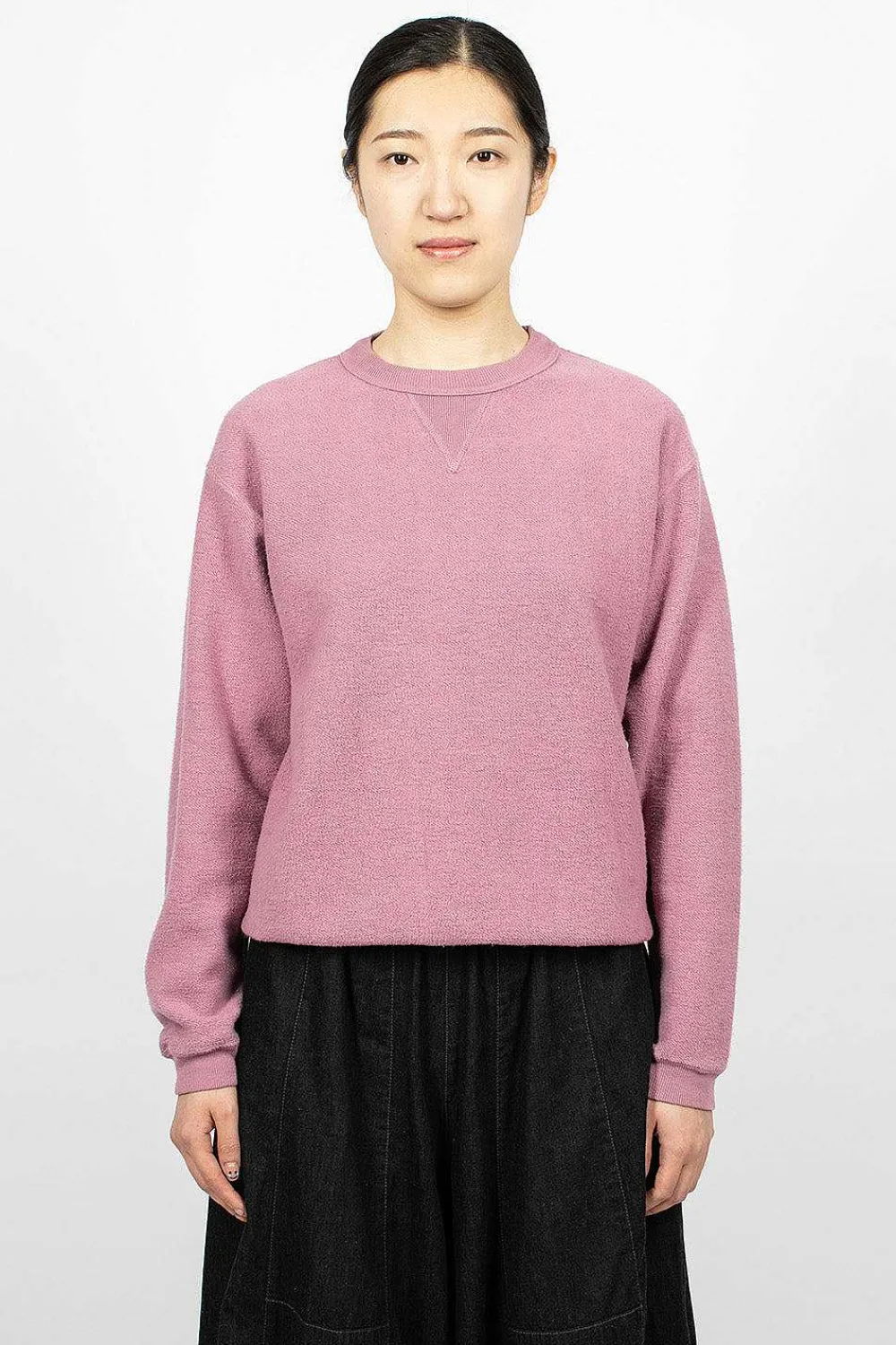 Sunray Hina Crew Neck Sweatshirt Dusky Orchid| Tops