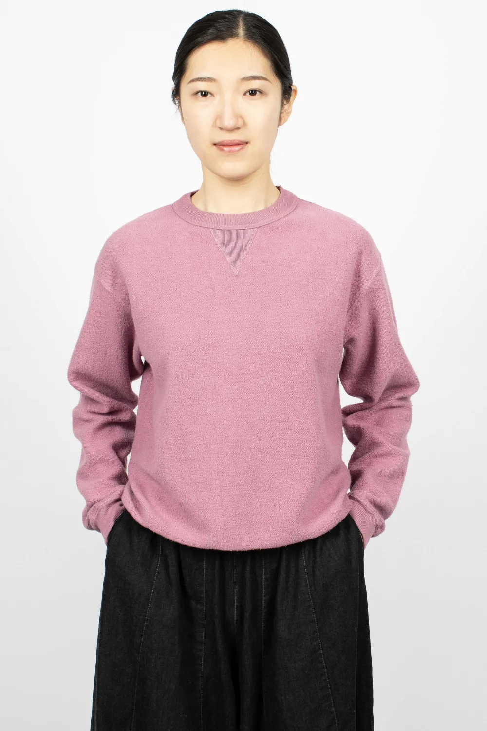 Sunray Hina Crew Neck Sweatshirt Dusky Orchid| Tops