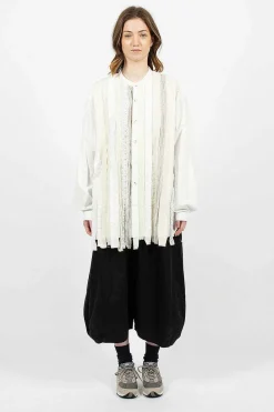 Kapital Hobo Patchwork Dress Shirt White| Shirts