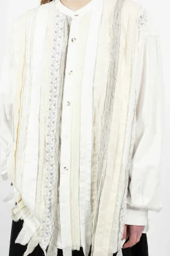 Kapital Hobo Patchwork Dress Shirt White| Shirts