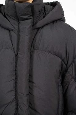 Acne Studios Hooded Puffer Jacket Black| Outerwear