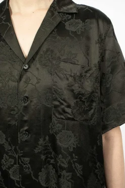 6397 Jacquard Camp Shirt Dark Slate| Shirts