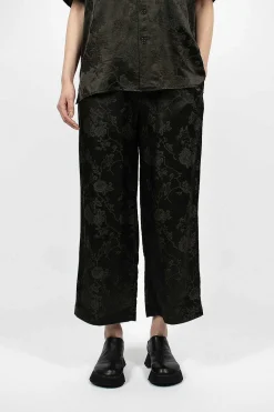 6397 Jacquard Pull On Pant Dark Slate| Trousers