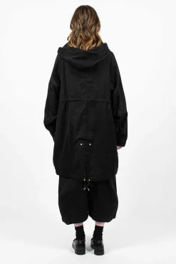 VISVIM Jane Fishtail Parka Black| Outerwear