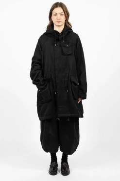 VISVIM Jane Fishtail Parka Black| Outerwear