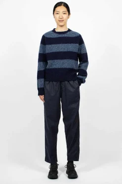 YMC Jets Sweater Navy/Blue| Knitwear